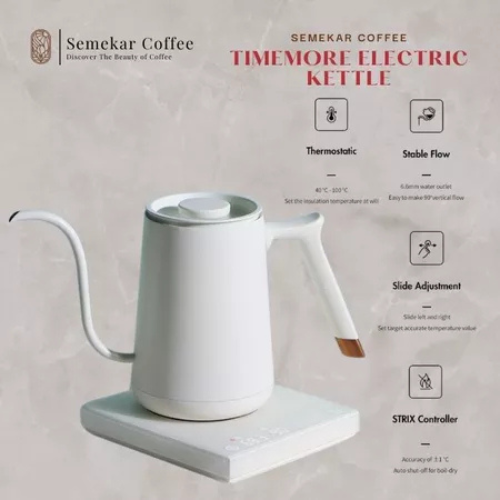  Timemore Fish Smart Electric Pour Over Kettle