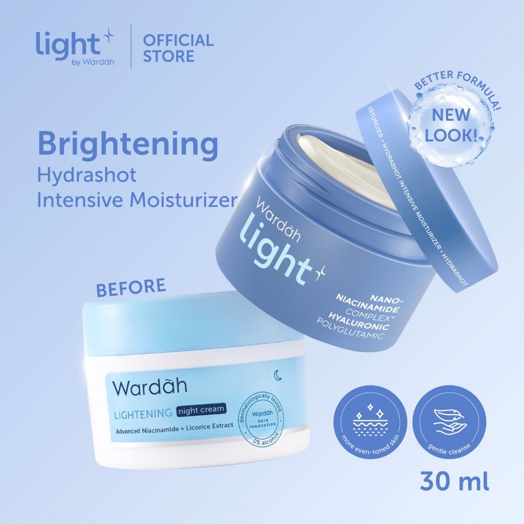 Paragon Technology and Innovation Wardah Light+ Hydrashot Intensive Moisturizer