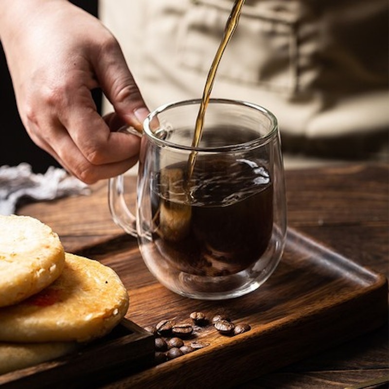 Gelas Kaca Tutup Bambu 250 Ml 2