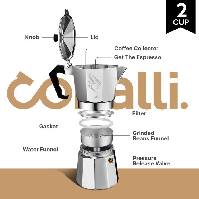 Conalli Mokapot 2 Cup 5