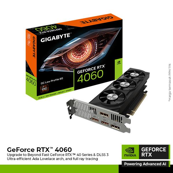 Gigabyte Gigabyte VGA Nvidia Geforce RTX 4060 OC Low Profile 8GB