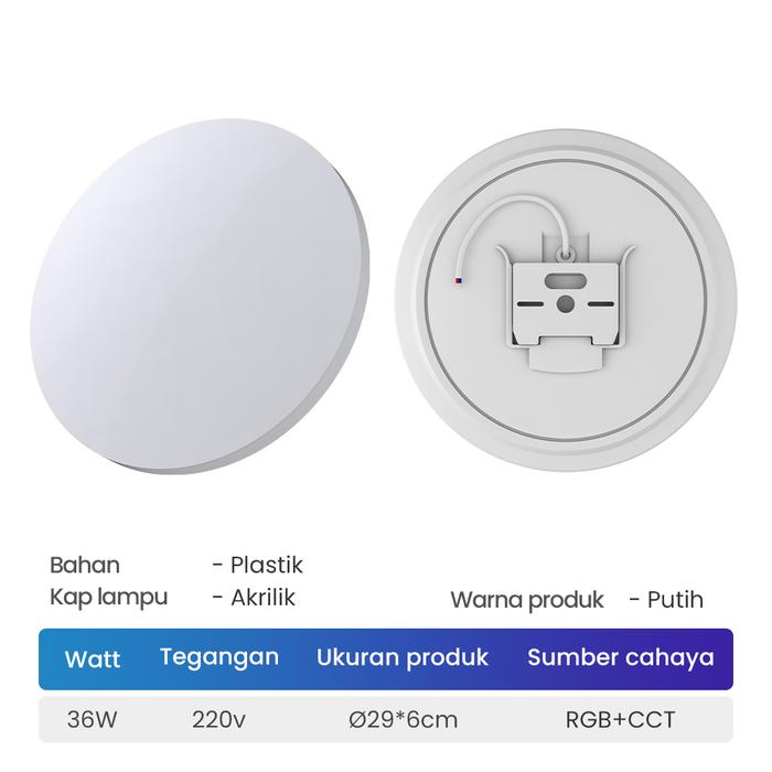  Rong River Lampu Plafon LED 36W