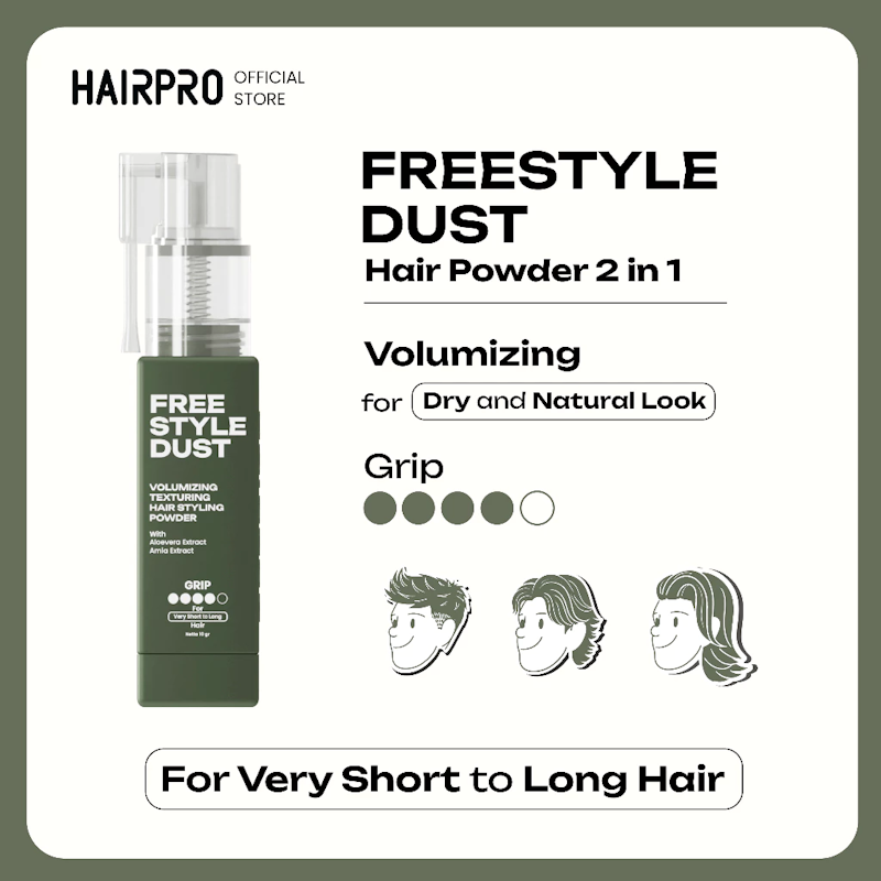 HairPro Freestyle Dust 2 in 1 3