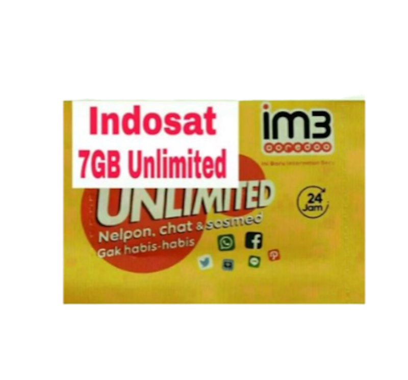 Indosat Unlimited 7GB 1