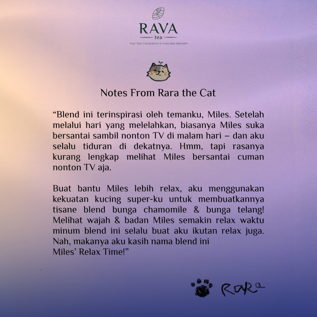 Rava Tea Miles' Relax Times 5