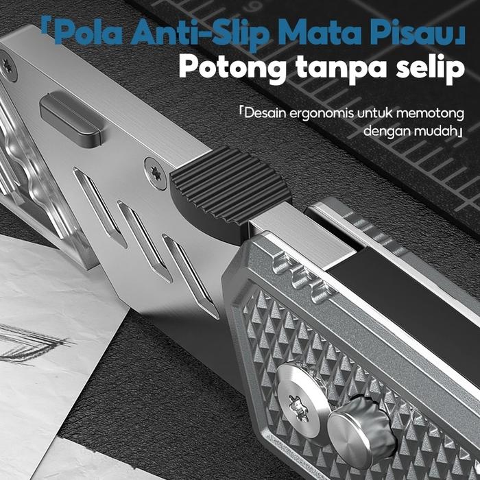 HYUNDAI HYUNDAI Pisau Cutter Lipat Heavy Duty
