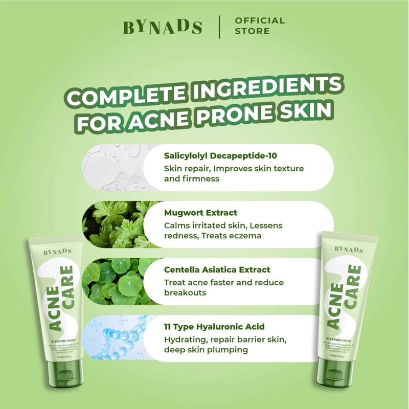 Bynads Beauty Indonesia Bynads Acne Care Sleeping Mask