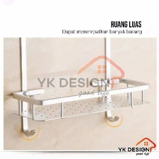 YK Design Rak Dinding Kamar Mandi Toilet Rack 2 Susun YK-103