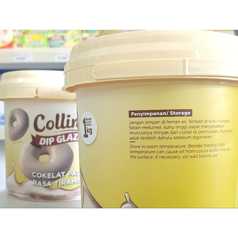 Collins Dip Glaze Cokelat Pasta Rasa Tiramisu 4