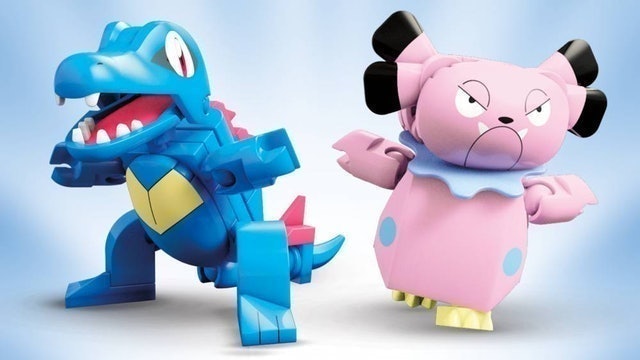 Mega Construx Totodile Vs. Snubbull 3