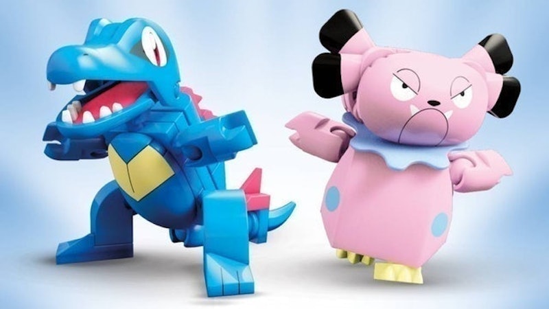 Mega Construx Totodile Vs. Snubbull 3