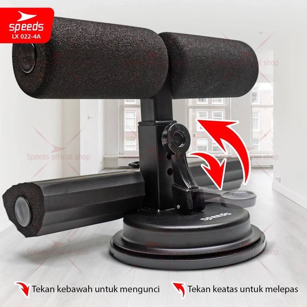 SPEEDS Sit Up Stand + Resistance Bands  2