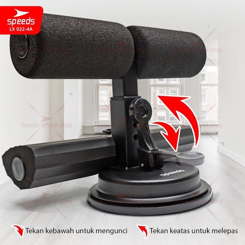 SPEEDS Sit Up Stand + Resistance Bands 2
