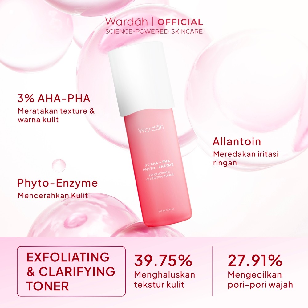 Paragon Technology and Innovation Wardah 3% AHA-PHA Phyto-Enzyme Exfoliating & Clarifying Toner