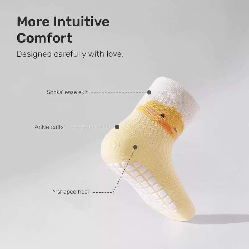 Sakumini Kaos Kaki Bayi Anti Slip 3 Pasang 5