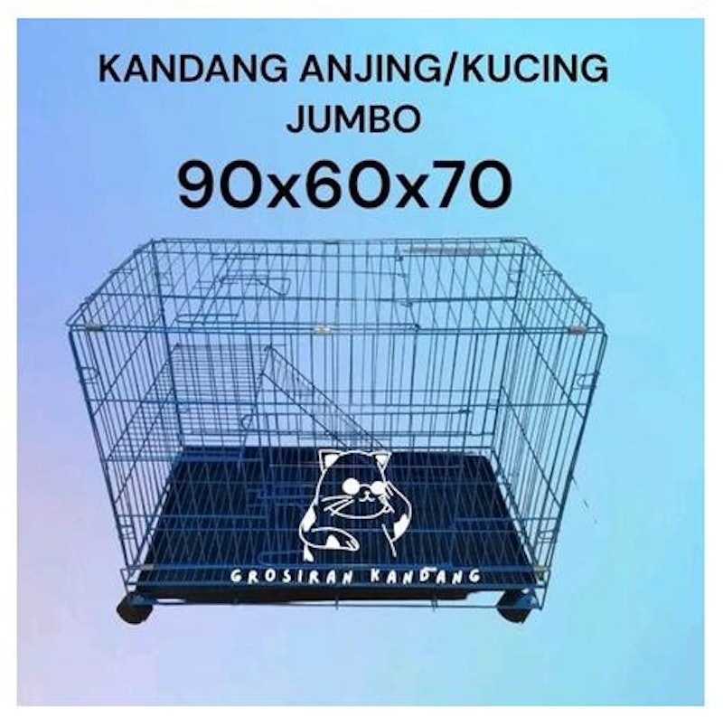 Tiger Kandang Kucing Jumbo 2 Tingkat 3