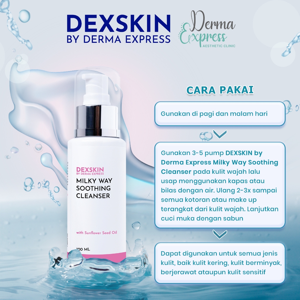 Samudra Estetika Perkasa DEXSKIN by Derma Express Milky Way Soothing Cleanser