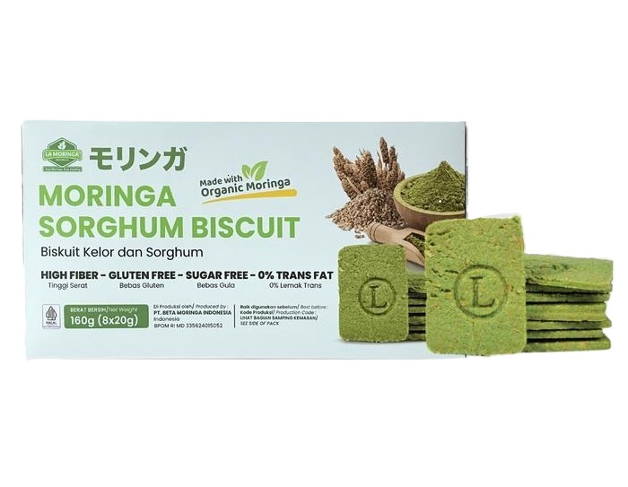 LA MORINGA Moringa Sorghum Biscuit  1