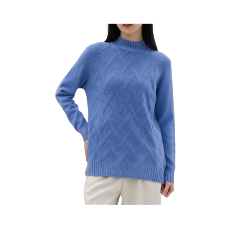 Cammomile Rajut Tebal Lengan Panjang Turtleneck 1