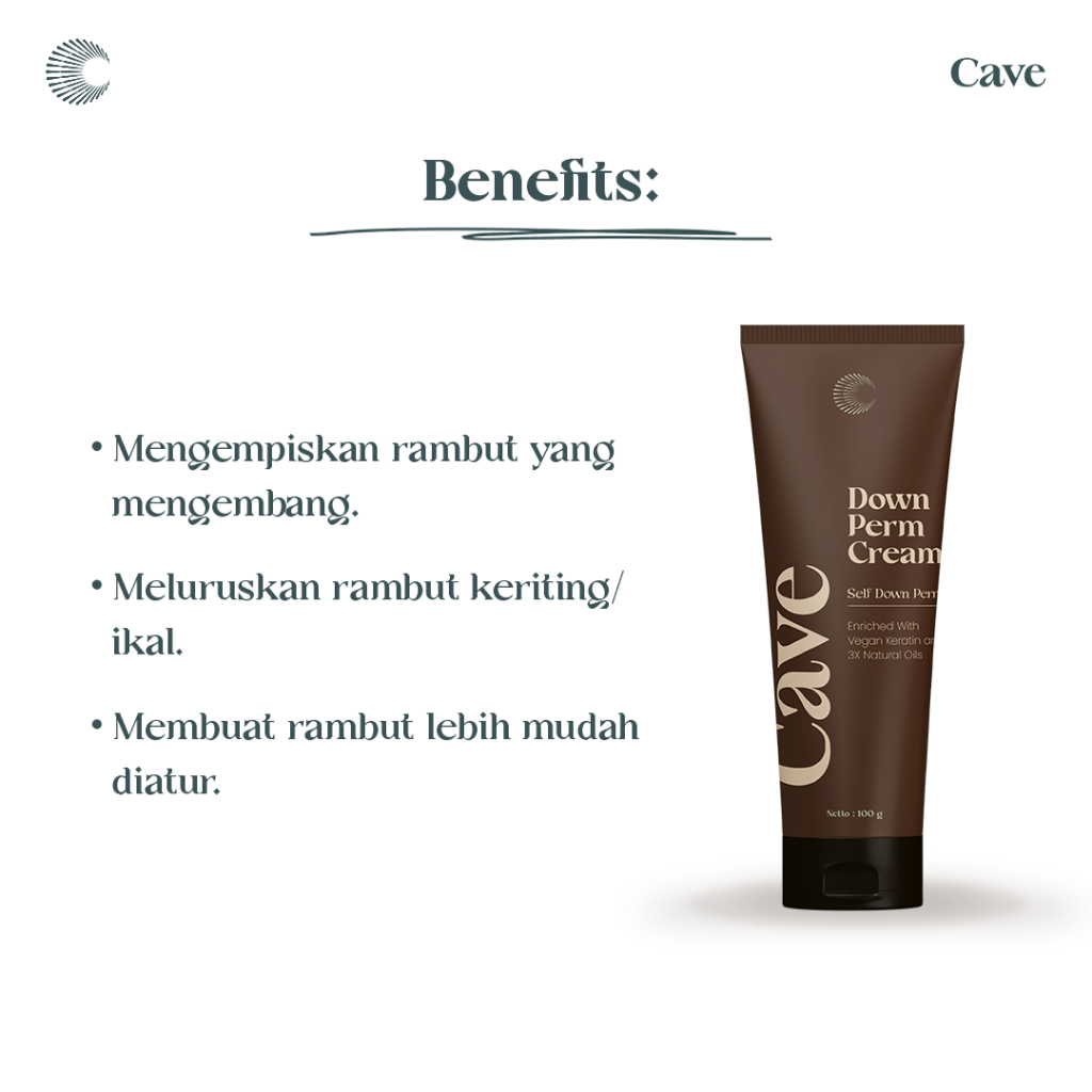 Cave Down Perm Cream 4