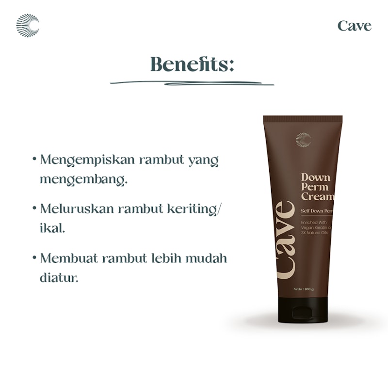 Cave Down Perm Cream 4