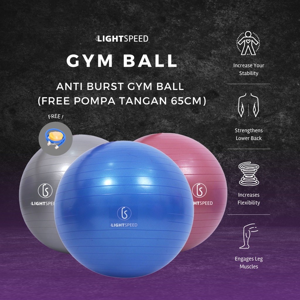  Lightspeed Anti Burst Gym Ball