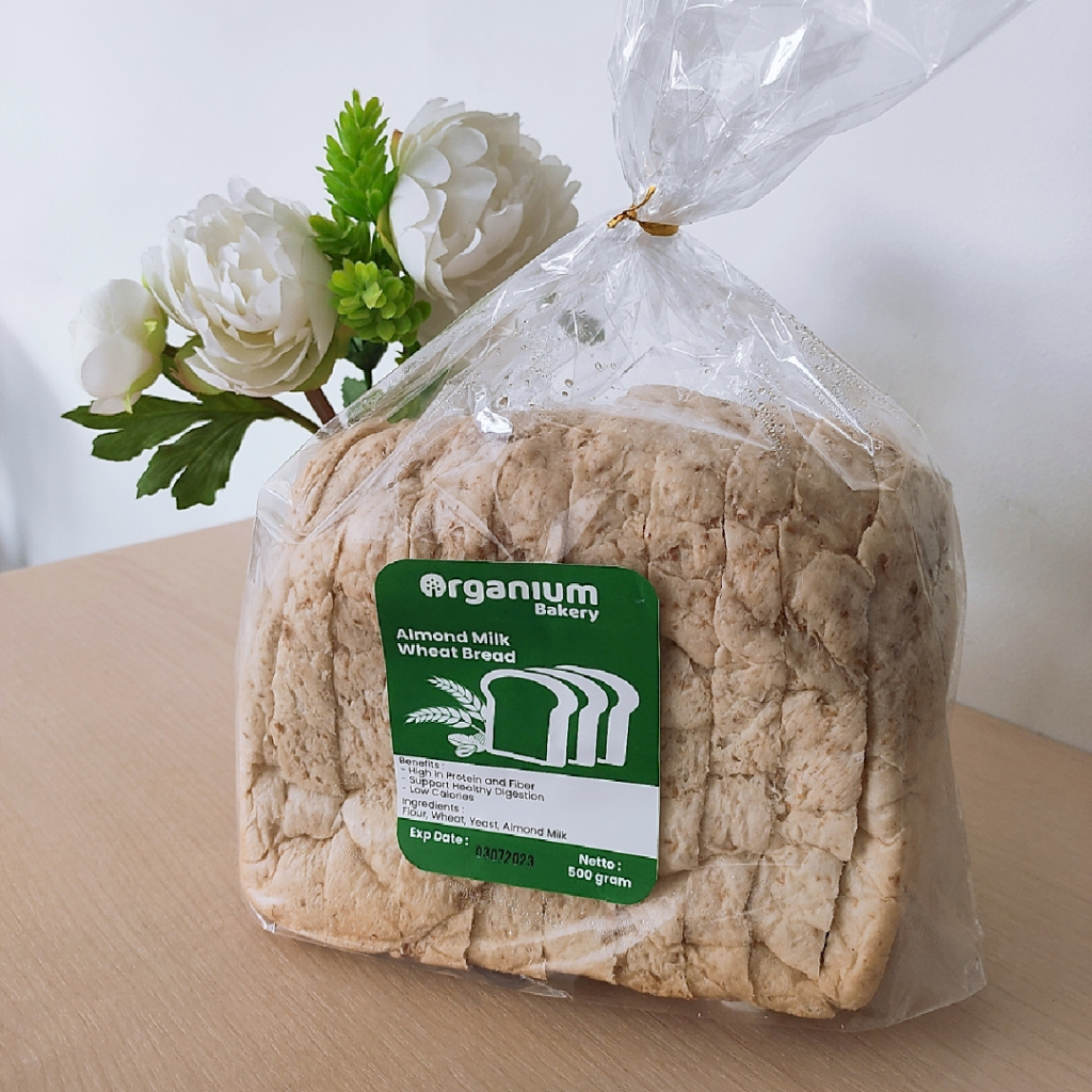  Organium Wheat Bread Almond Milk