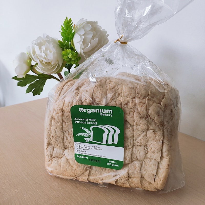 Organium Wheat Bread Almond Milk 2