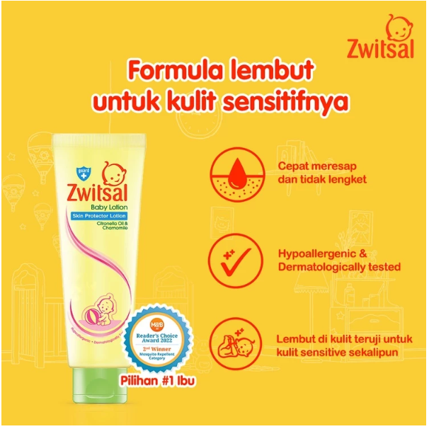 Unilever Indonesia Zwitsal Baby Lotion Skin Protector Lotion
