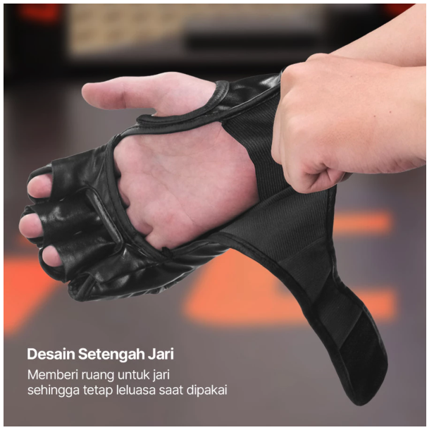 TaffSPORT Half Finger MMA UFC Boxing Gloves 5