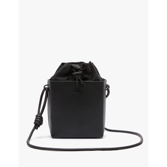 Women’s Bucket Bag Chantaco Small Square Piqué Leather ｜ LACNF3389CE000