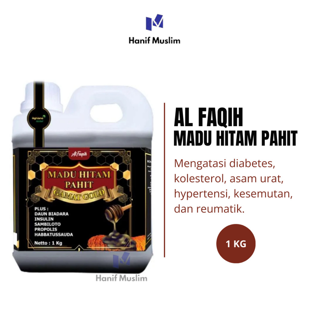 Al Faqih Madu Hitam Pahit Gamat Gold 4
