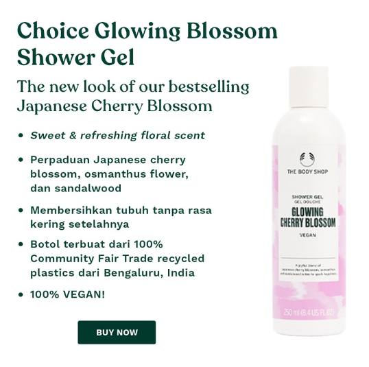 Glowing Cherry Blossom Shower Gel 