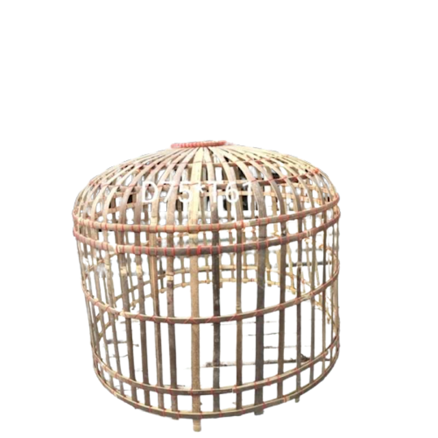  Kandang Kurungan Ayam Bambu Bulat