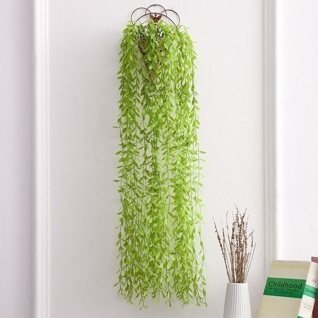 Daun Rambat Artificial Dekorasi Hoya Costa Dinding 1