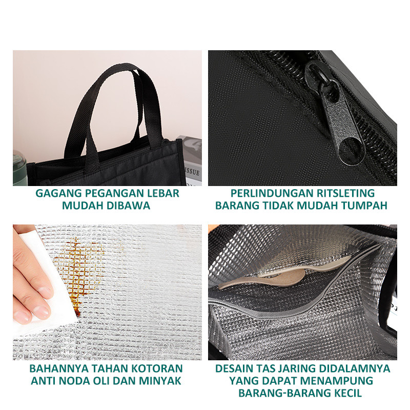 Ecentio Lunch Box Serbaguna Aluminium Foil 5