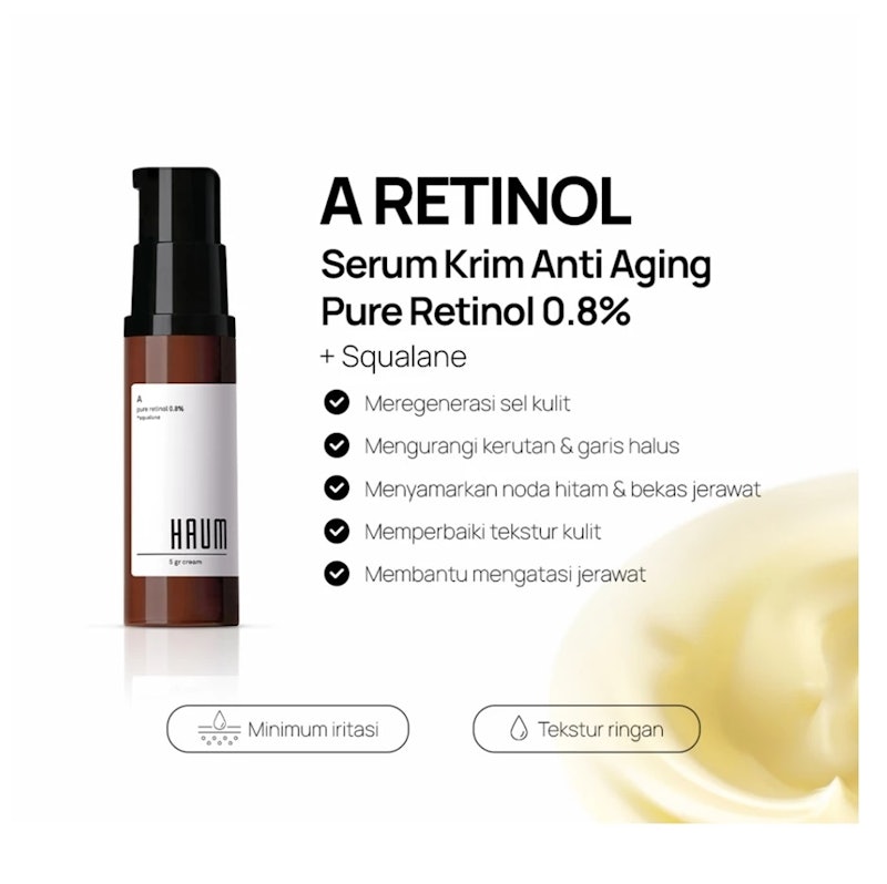 HAUM A Serum Pure Retinol 0,8% + Squalane 3