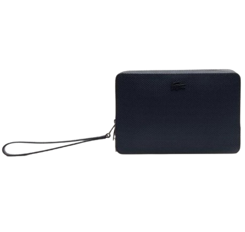 Lacoste Chantaco Piqué Leather Zipped Pouch 1