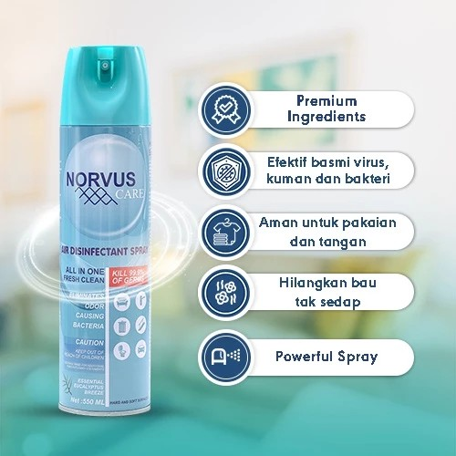 Norvus Indonesia Norvus Eucalyptus Air Disinfectant Spray