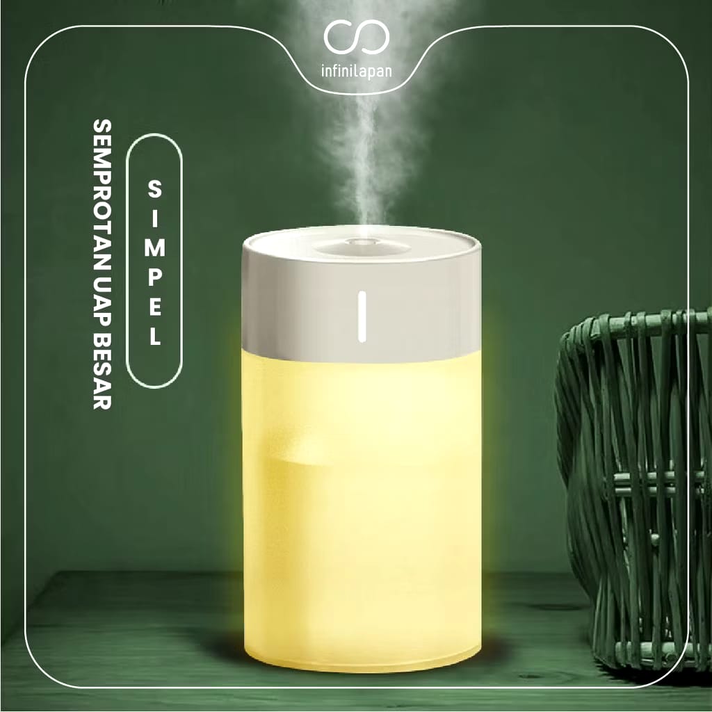 Bob Techno Indonesia Infinilapan Humidifier Diffuser Colorful CUP LED Light