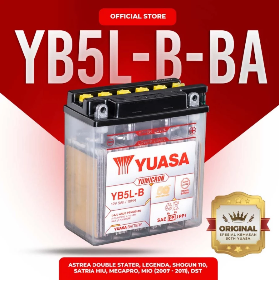 Yuasa Battery Indonesia Yuasa Yumicron YB5L-B(BA)