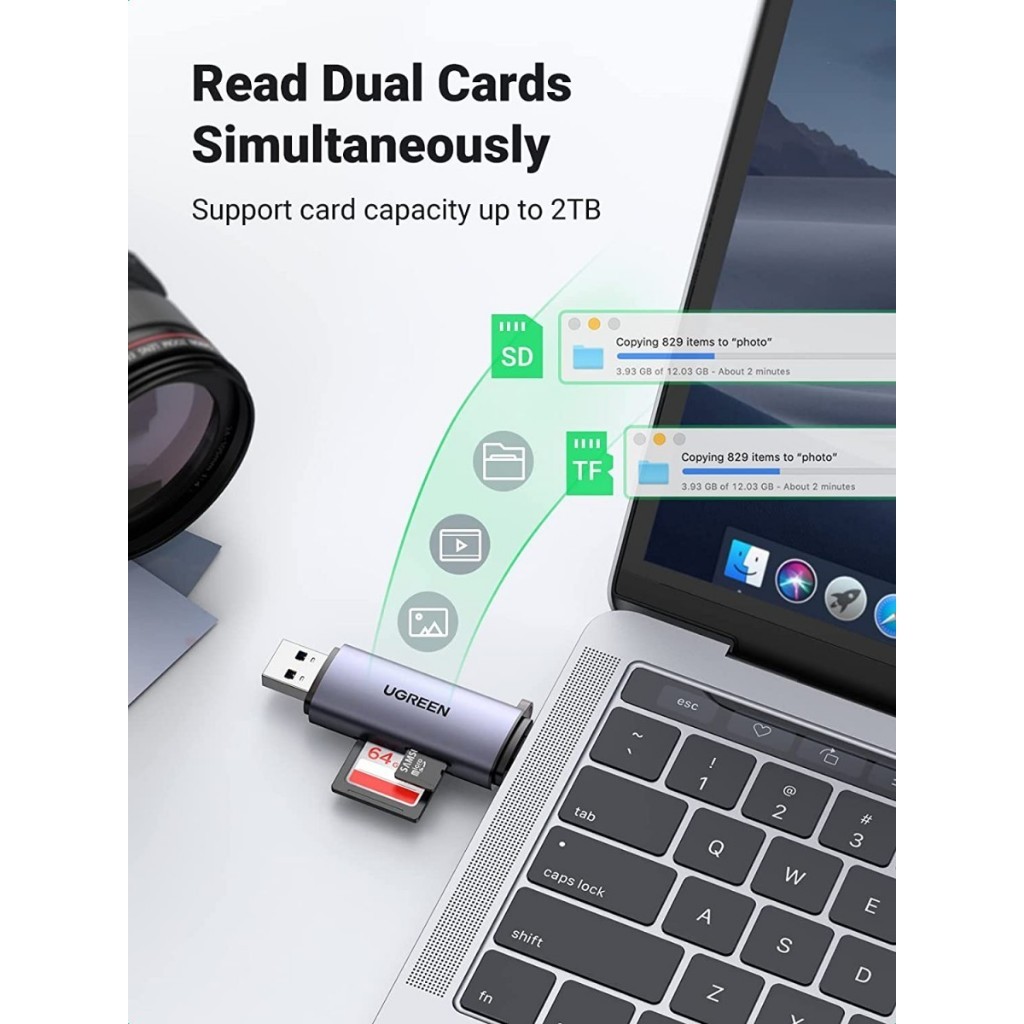 Visindo Global Teknologi Ugreen Card Reader TF-50706