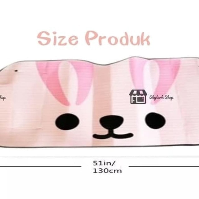  Car Sun Shade Motif Lucu