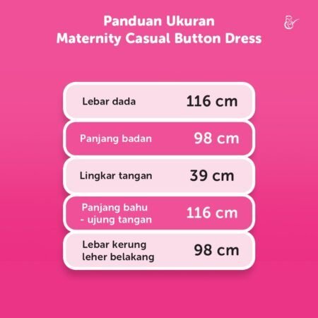 Mama's Choice Maternity Casual Button Dress