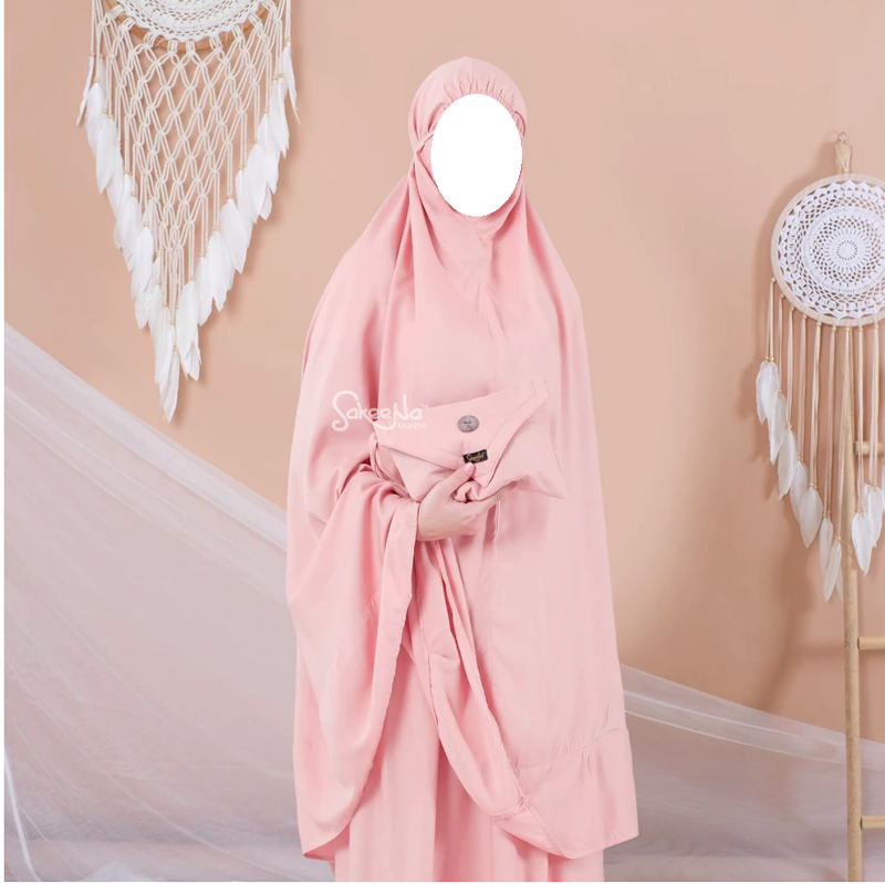 SAKEENA Mukena Bali Dewasa Katun Rayon Premium Jumbo 2