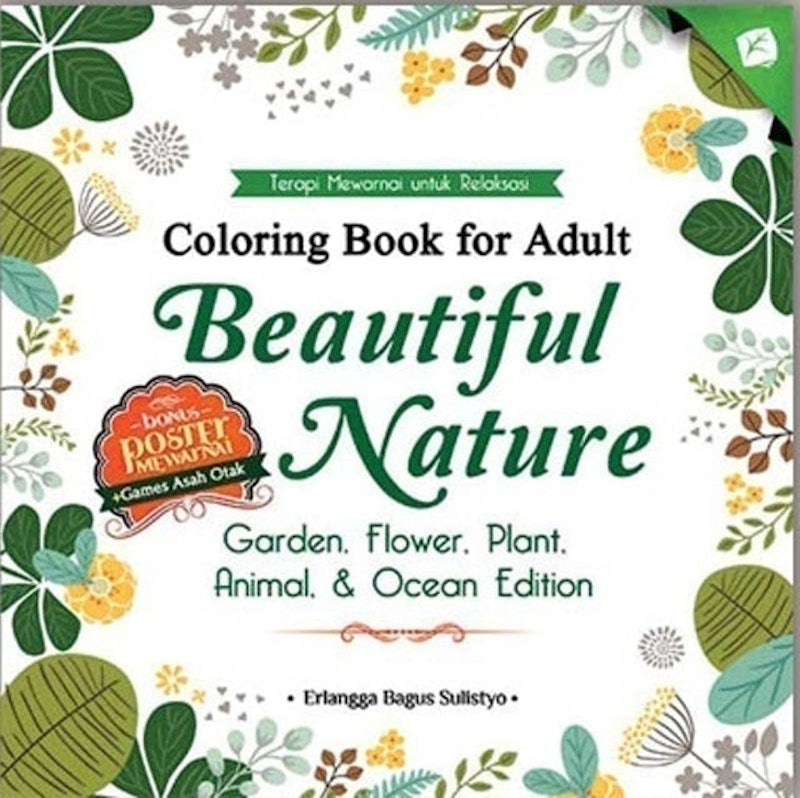 Coloring Book for Adult Beautiful Nature 1
