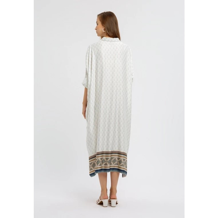 Gistex Retailindo Minimal Marya Kaftan Off White 