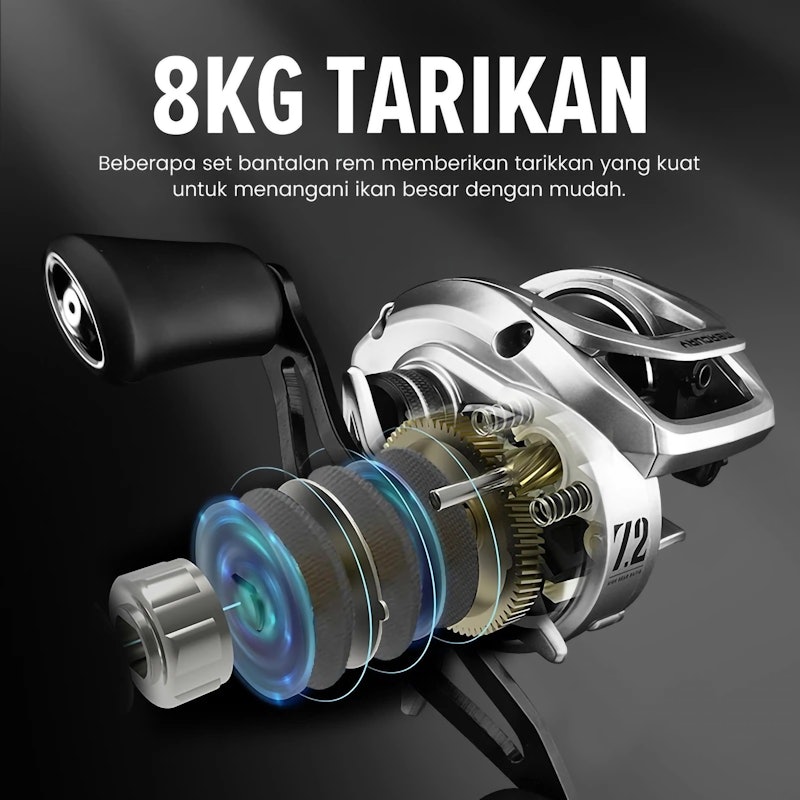 Seasir Mercury Baitcasting Fishing Reel 5