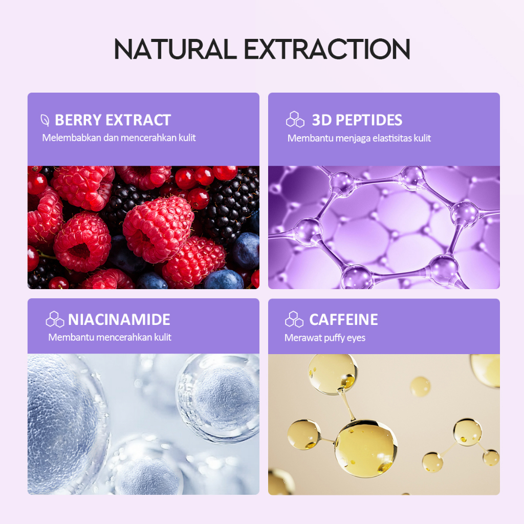 Suntone Wisdom Indonesia Glad2Glow Berry Peptide Brightening Eye Cream