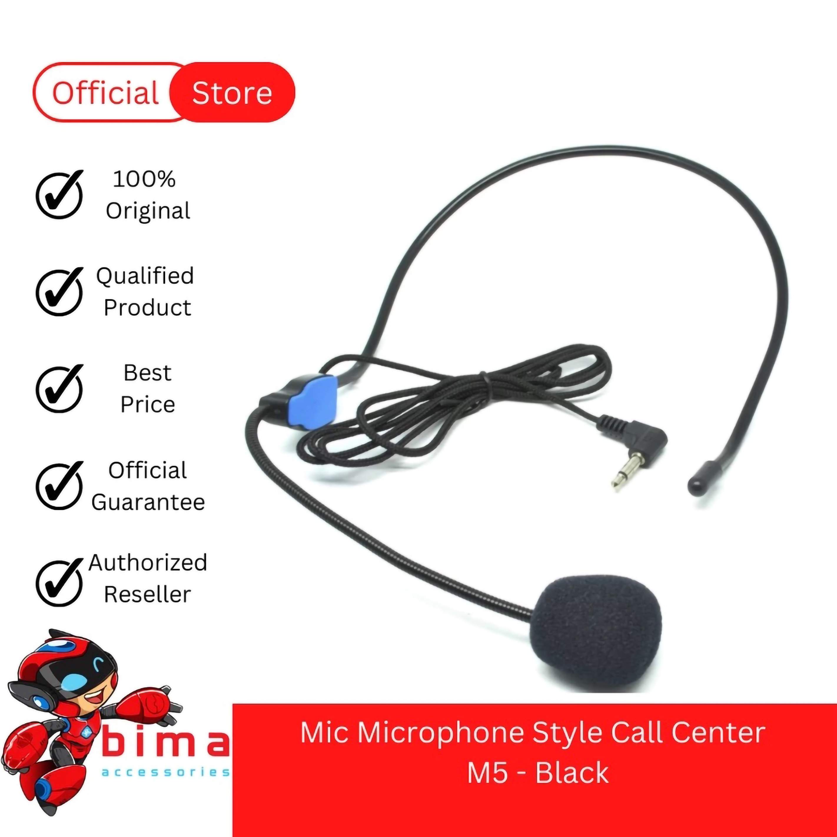  MPOW Microphone Style Call Center M5
